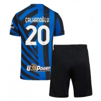 Inter Milan Hakan Calhanoglu #20 Domáci Detský futbalový dres 2024-25 Krátky Rukáv (+ trenírky)